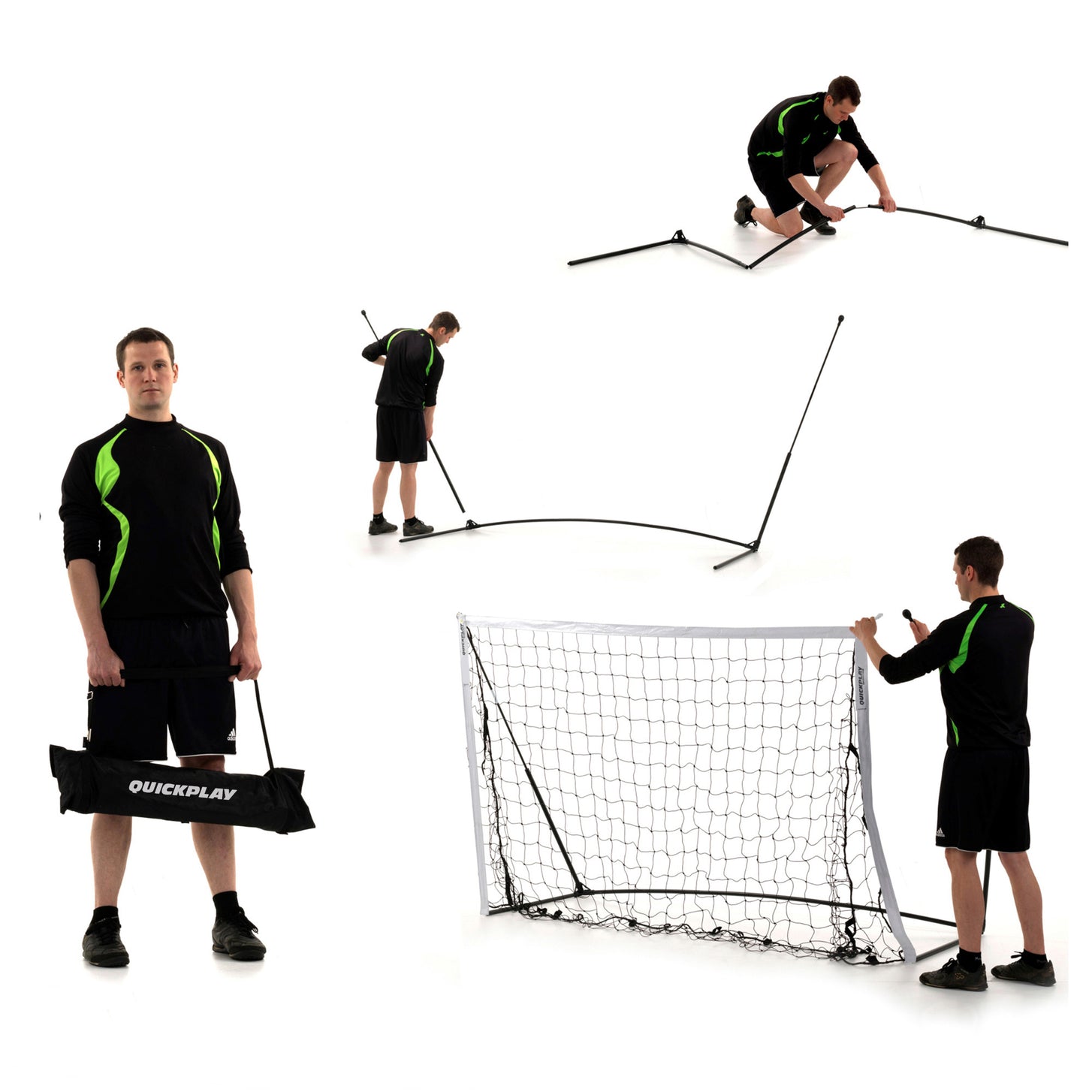 But de football transportable KICKSTER 240 x 150 cm