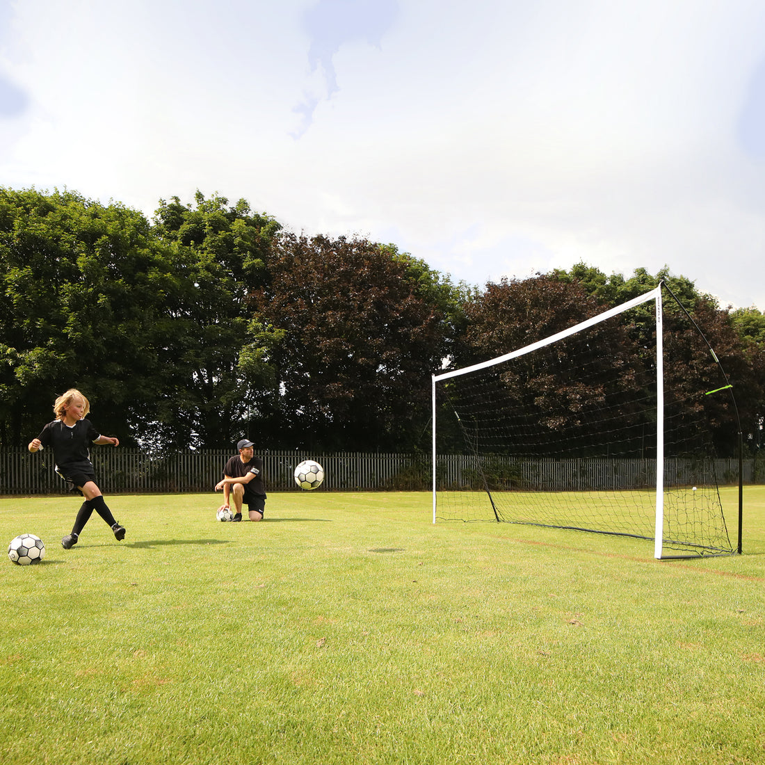 KICKSTER Portable Football Goal 3.7m x 1.8m