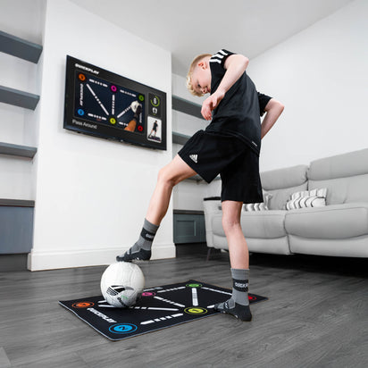 Mat de compétences de maîtrise de balle avec chaussettes (taille des enfants)