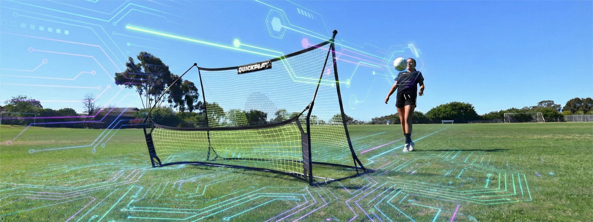 tirer sur un rebondeur de football