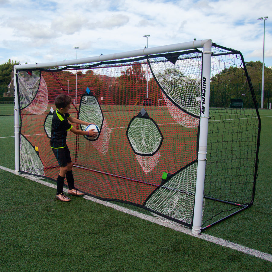 Filet cible TARGET 370 x 180 cm pour buts de football (but non inclus)
