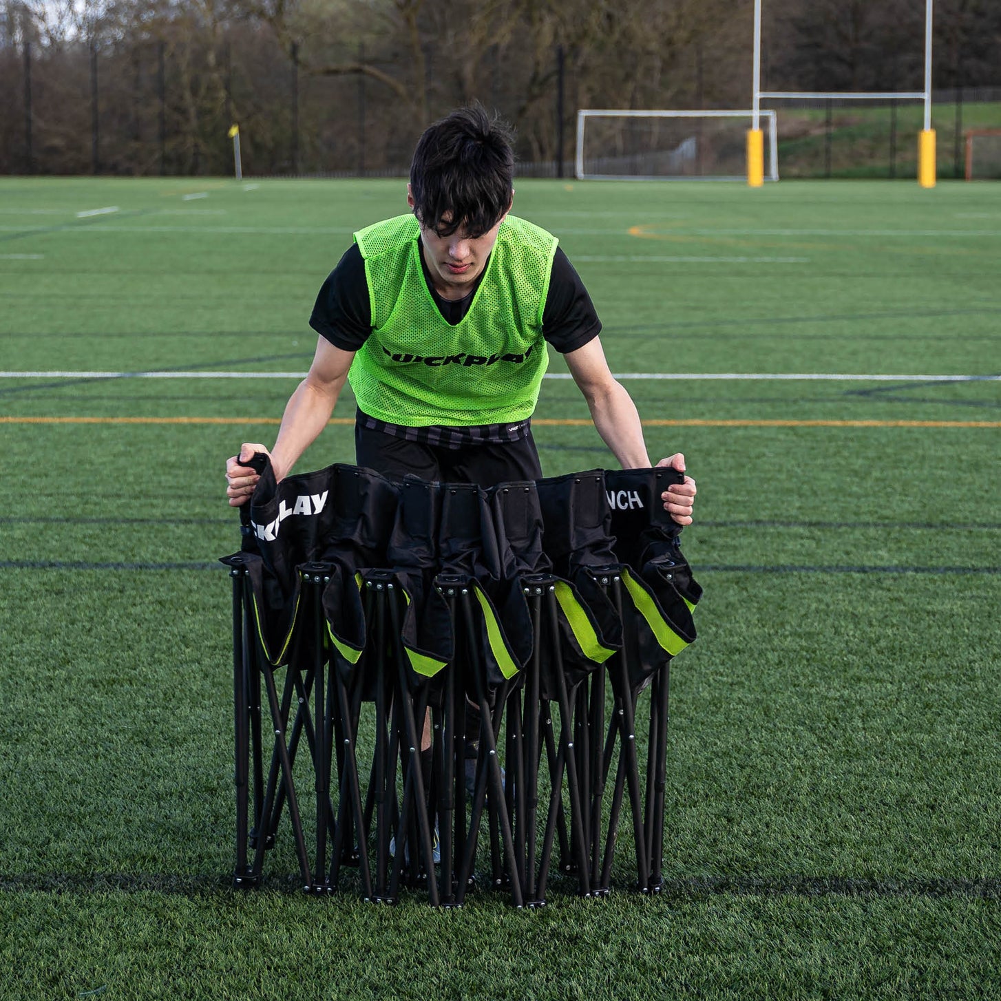 Banc de touche pliable PRO Bench 6 places