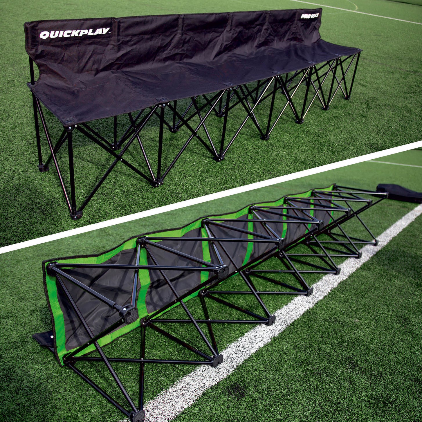 Banc de touche pliable PRO Bench 6 places