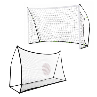 KICKSTER 2-en-1 But de football / Rebounder de football 240 x 150 cm