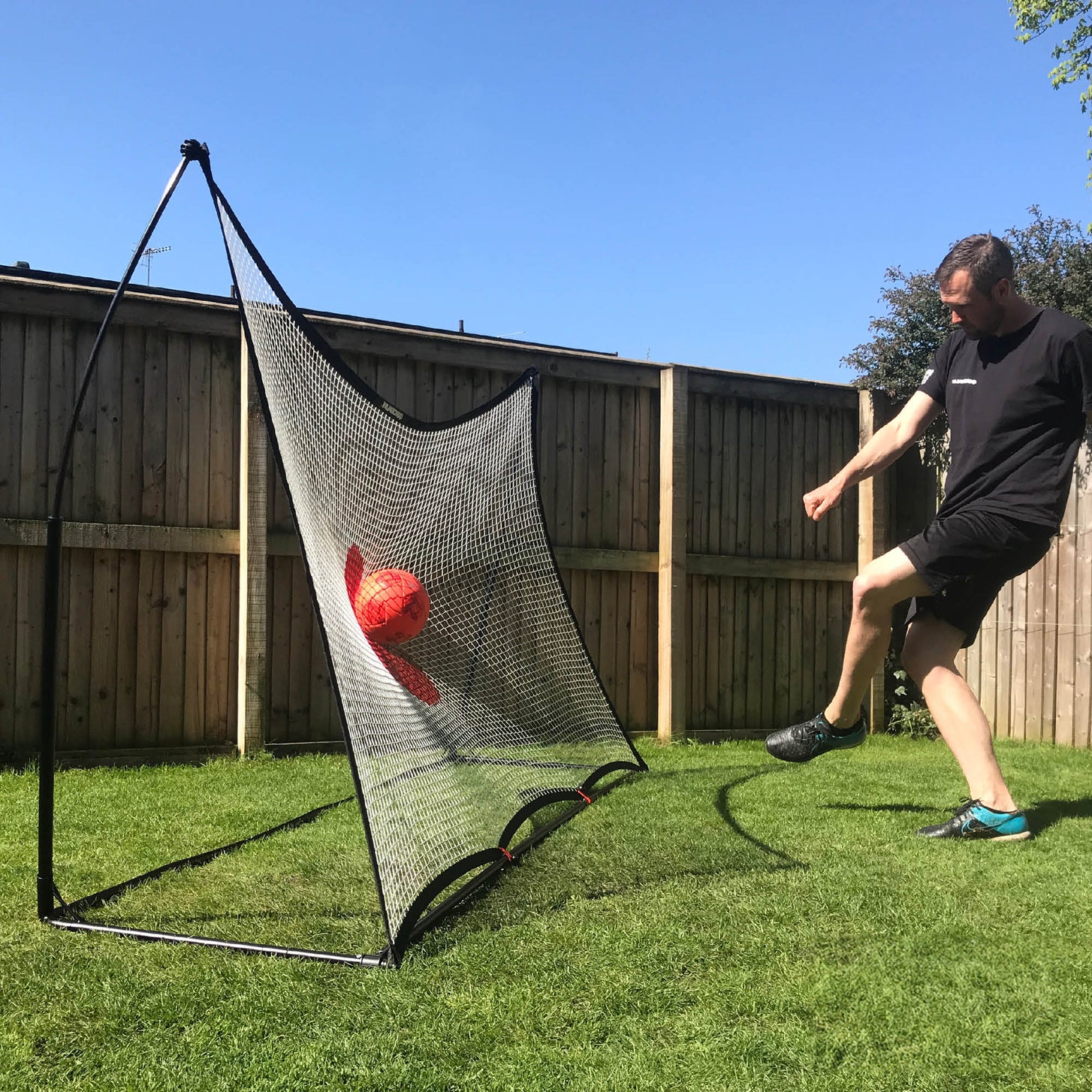 But et rebondisseur de football 2 en 1 KICKSTER 240 x 150 cm