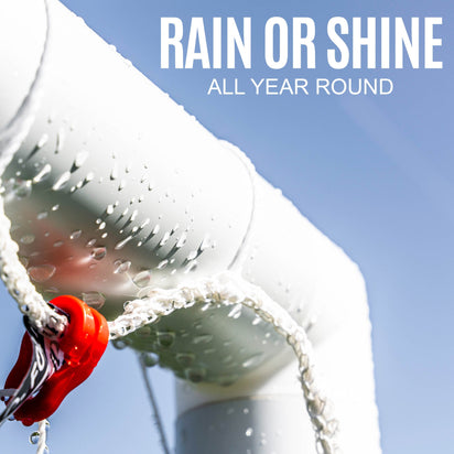 Q-FOLD Folding Football Goal 8x5'