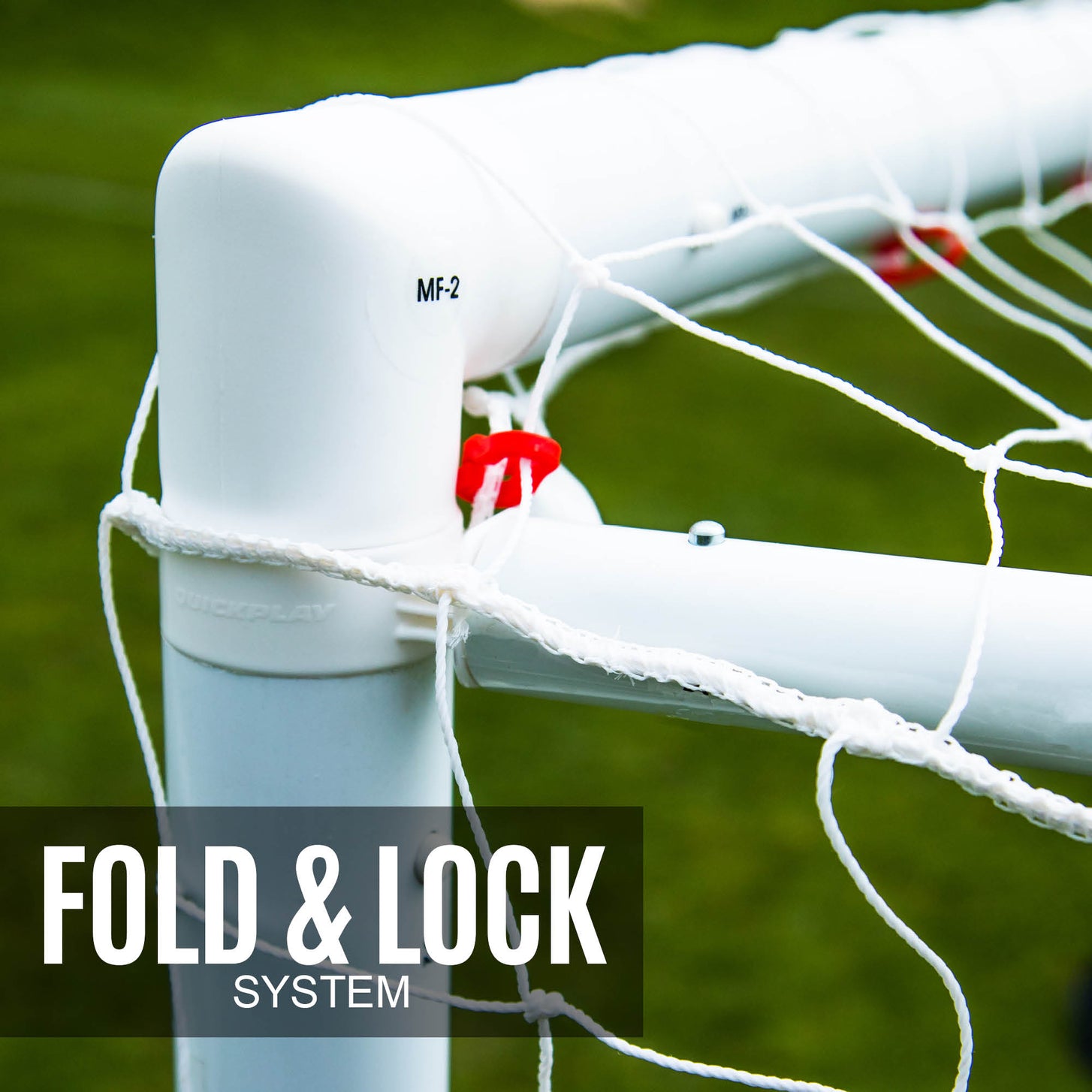 But de football pliable Q-FOLD Match 370 x 180 cm