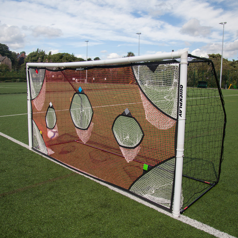 Filet cible TARGET 370 x 180 cm pour buts de football (but non inclus)