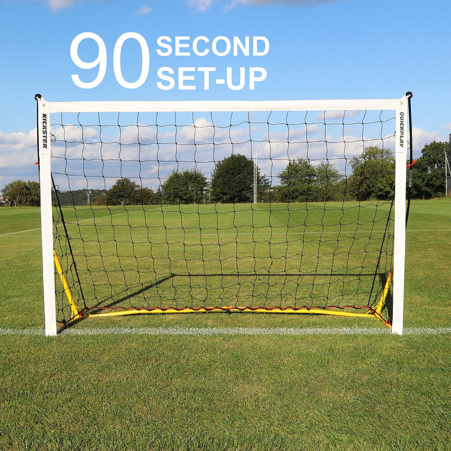 But de football transportable KICKSTER 240 x 150 cm (jaune)