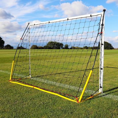 KICKSTER Portable Football Goal 1.8m x 1.2m (Yellow) - QUICKPLAY EU