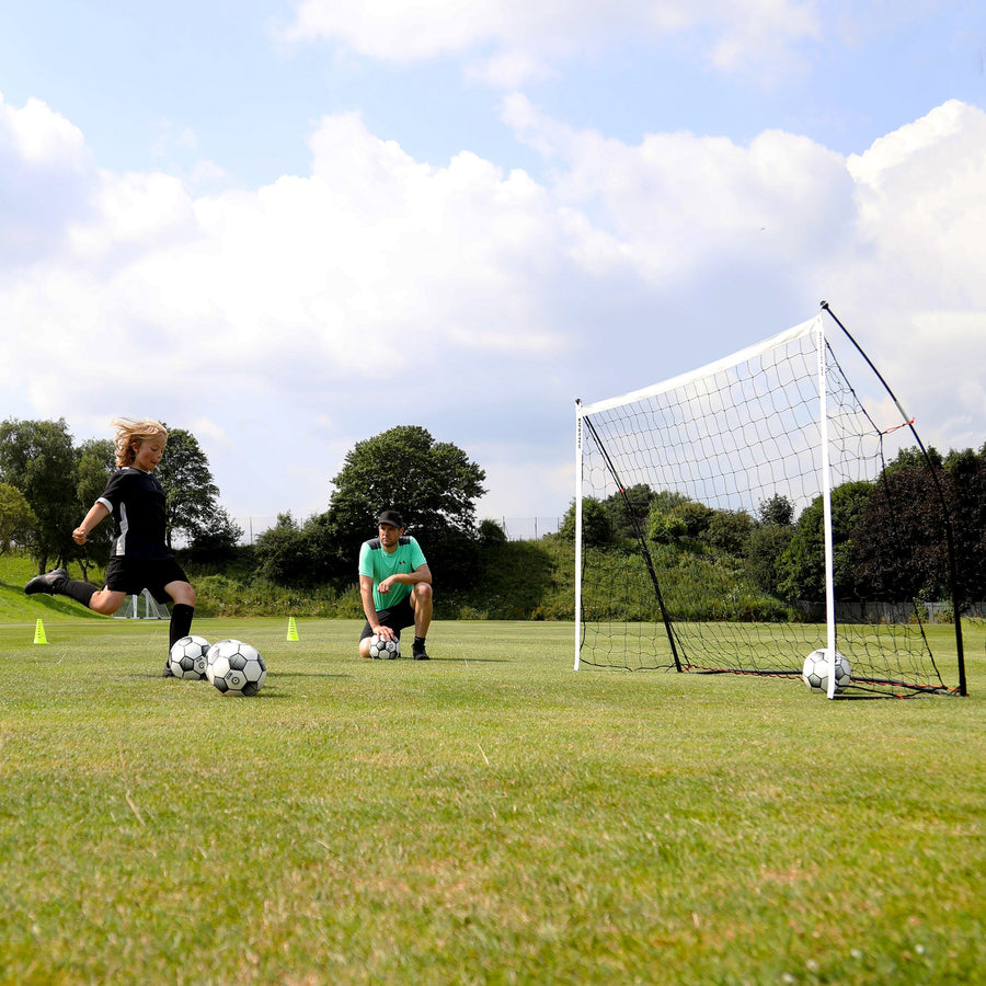 But de football transportable KICKSTER 180 x 120 cm (jaune)